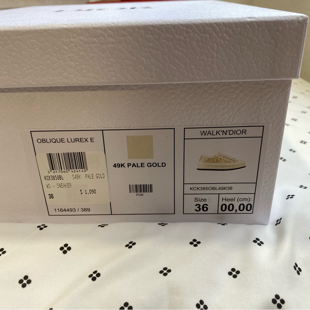 Authentic Christian Dior sneakers new with tags